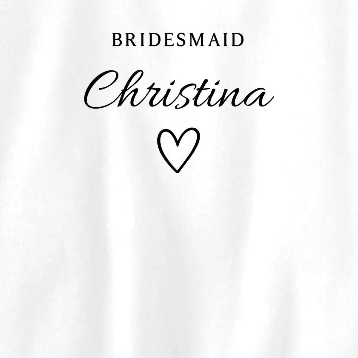 Custom Name Bridesmaids Gift Kids Sweatshirt - Front - Close-up
