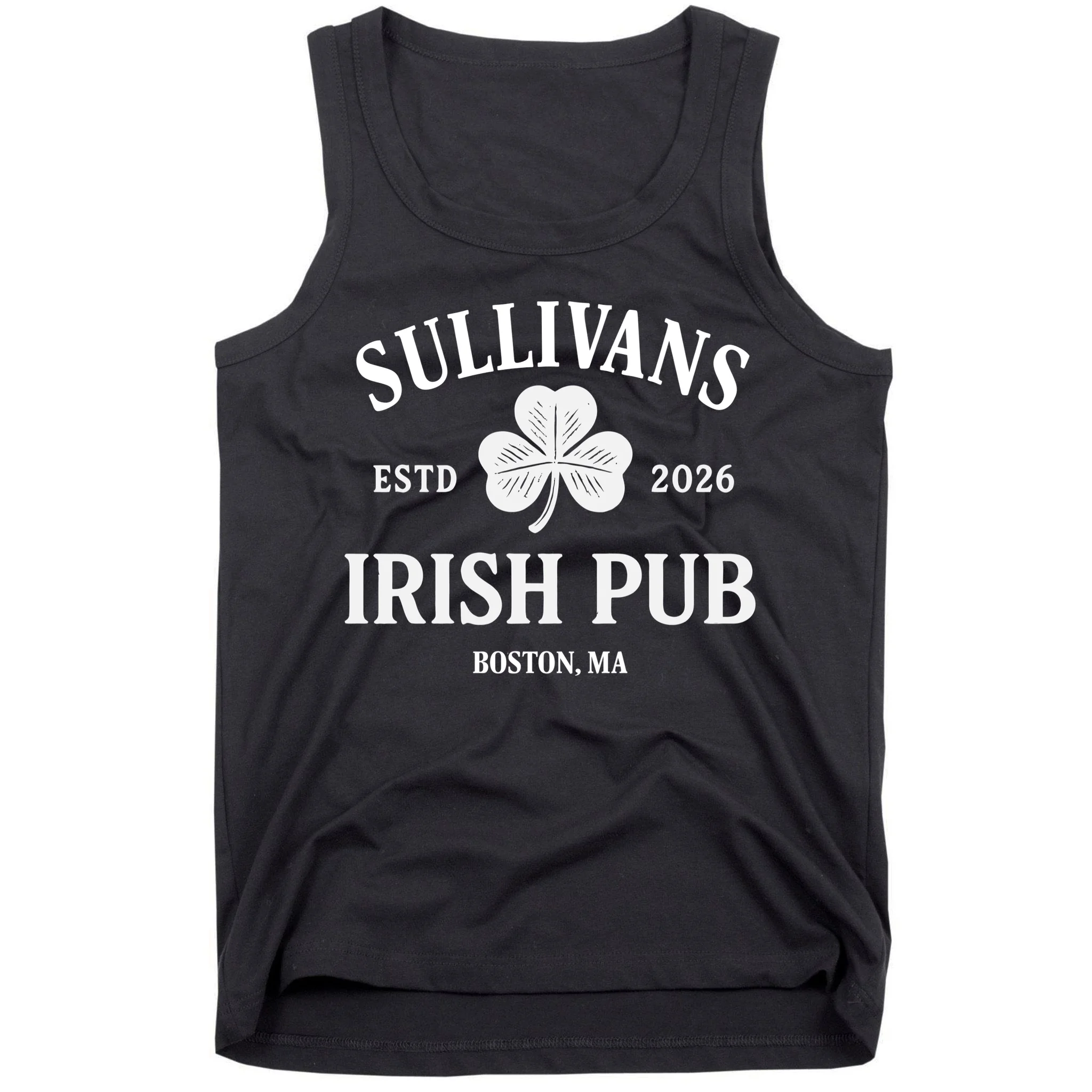 Custom Name Irish Pub Tank Top Front