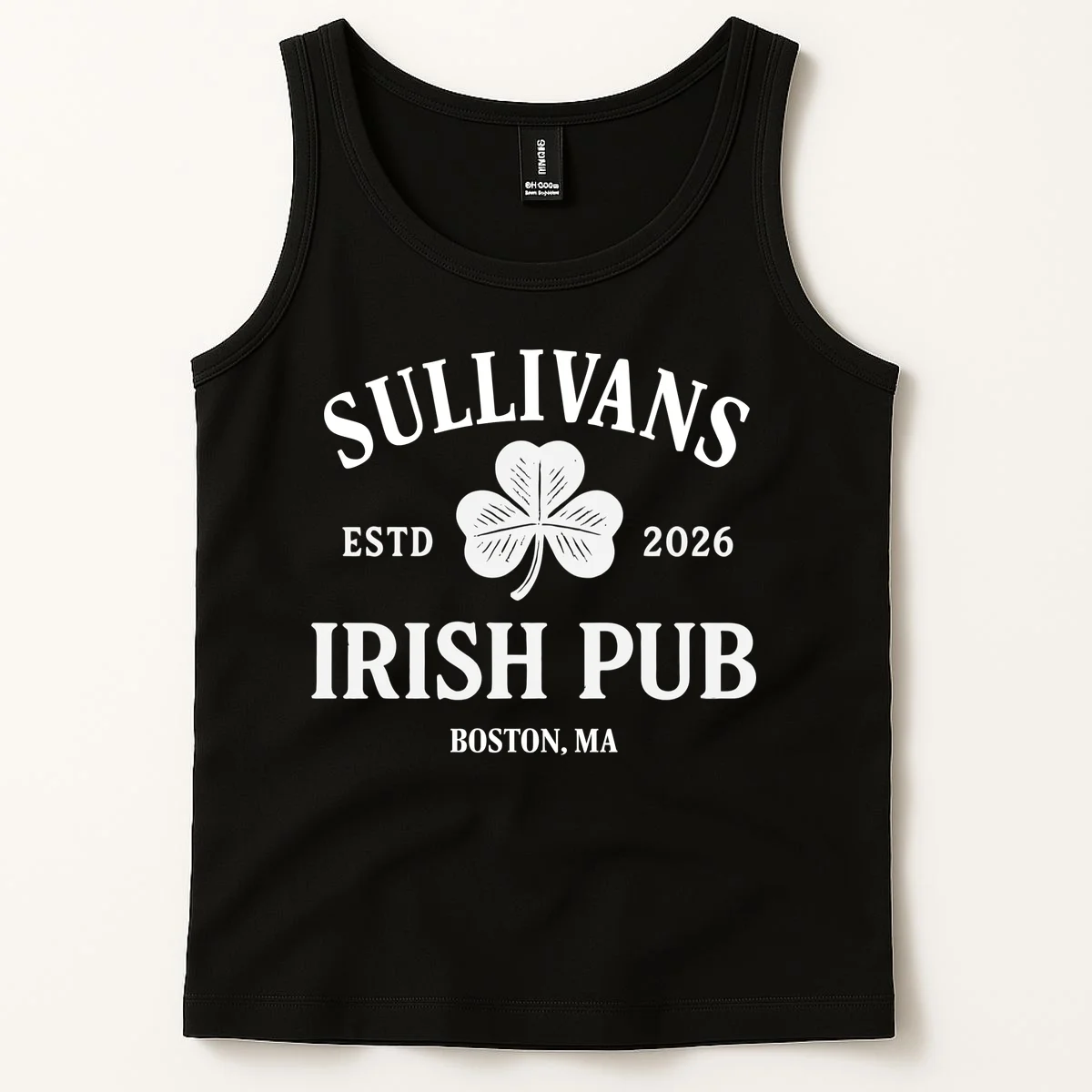 Custom Name Irish Pub Tank Top - Front 1