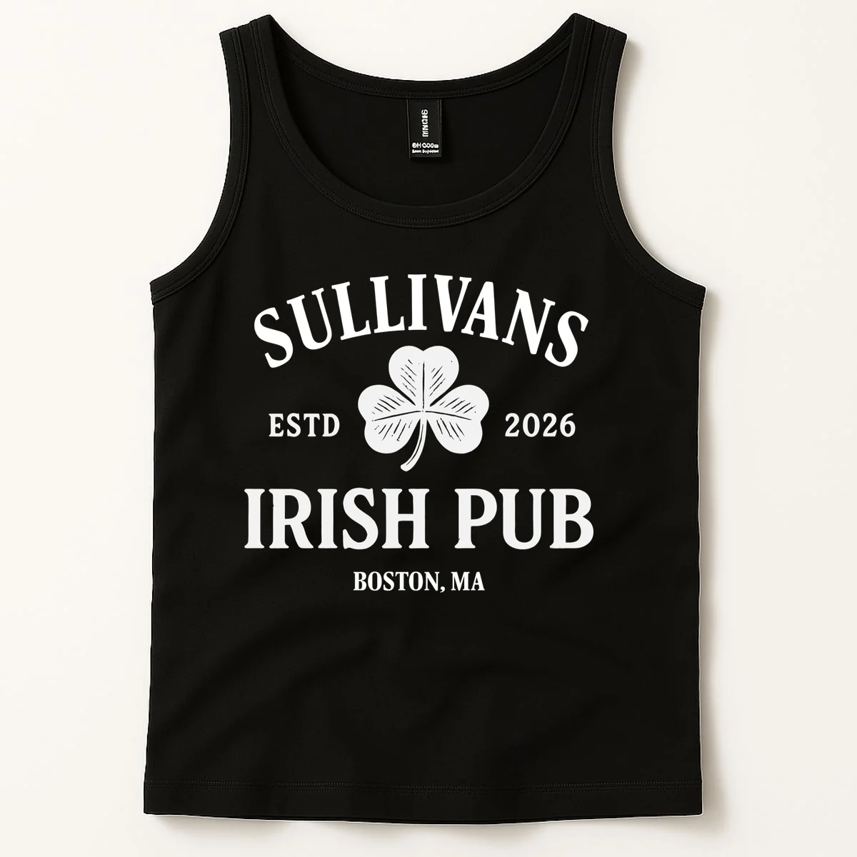Custom Name Irish Pub Tank Top - Front 1