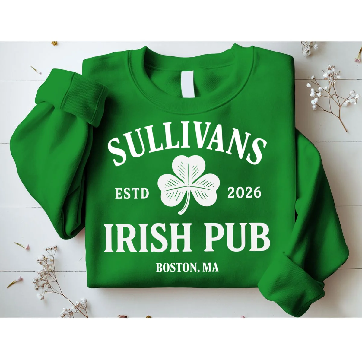 Custom Name Irish Pub Sweatshirt - Front 1