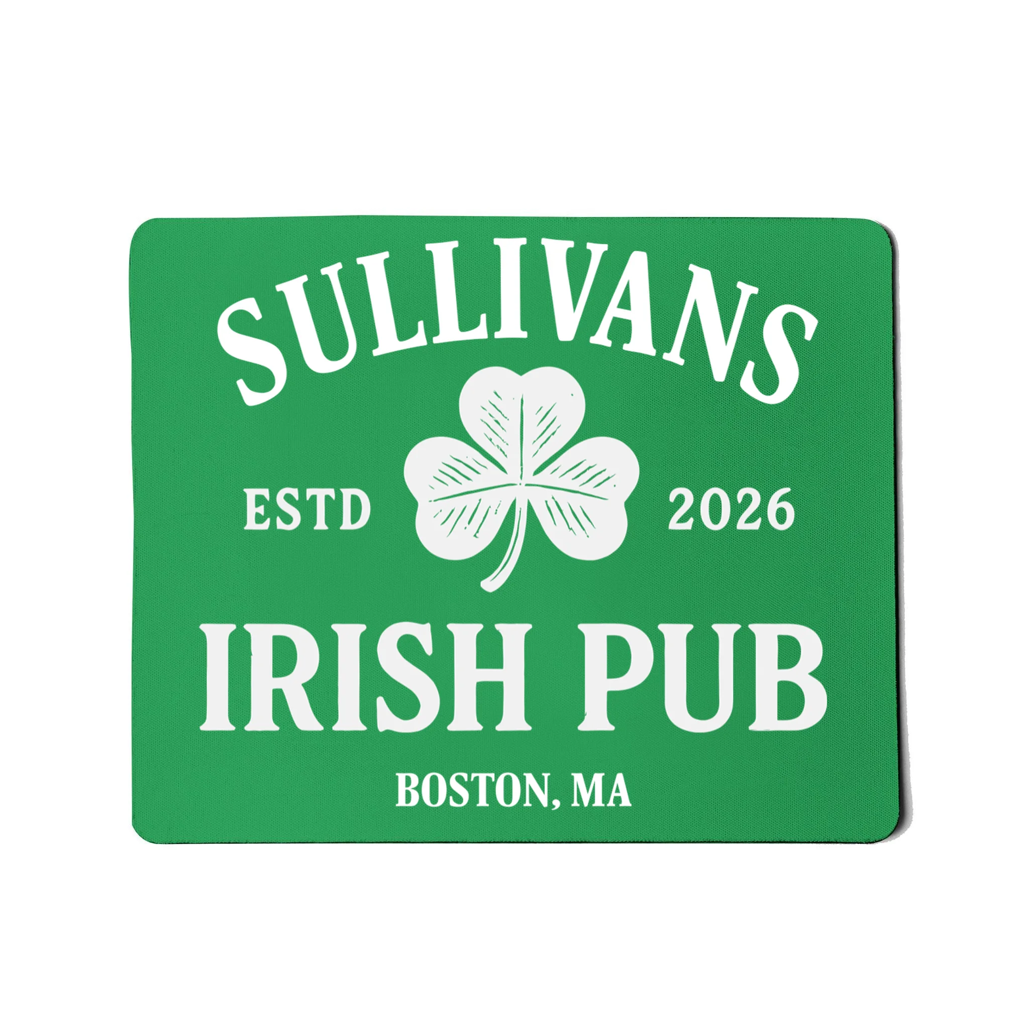 Custom Name Irish Pub Mouse Pad - Front