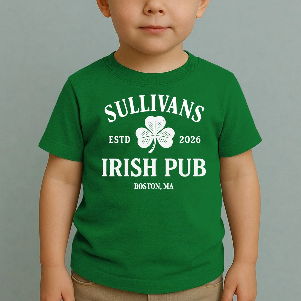 Custom Name Irish Pub Toddler T-Shirt - Front 1