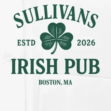 Custom Name Irish Pub Men's Chef Coat - Front - Close-up
