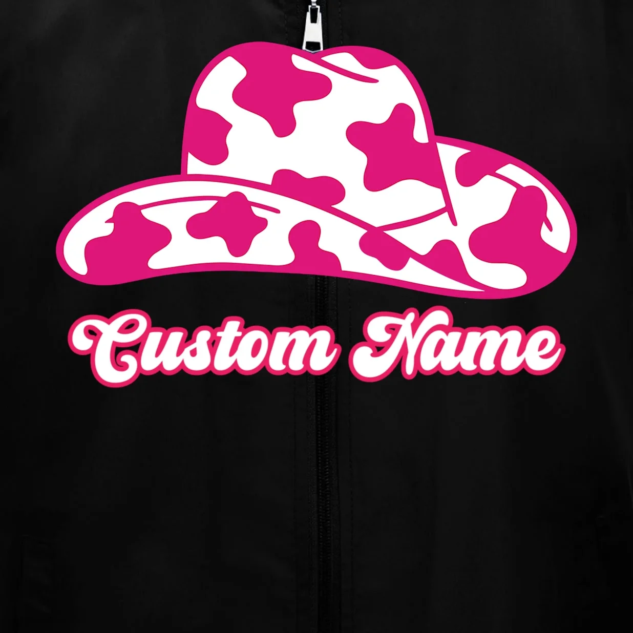 Custom Name Pink Cowgirl Girls Trip Men's Vest - Front - Close-up