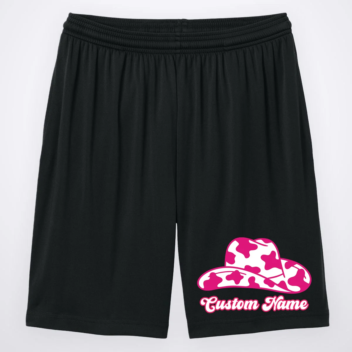 Custom Name Pink Cowgirl Girls Trip Men's Shorts - Front