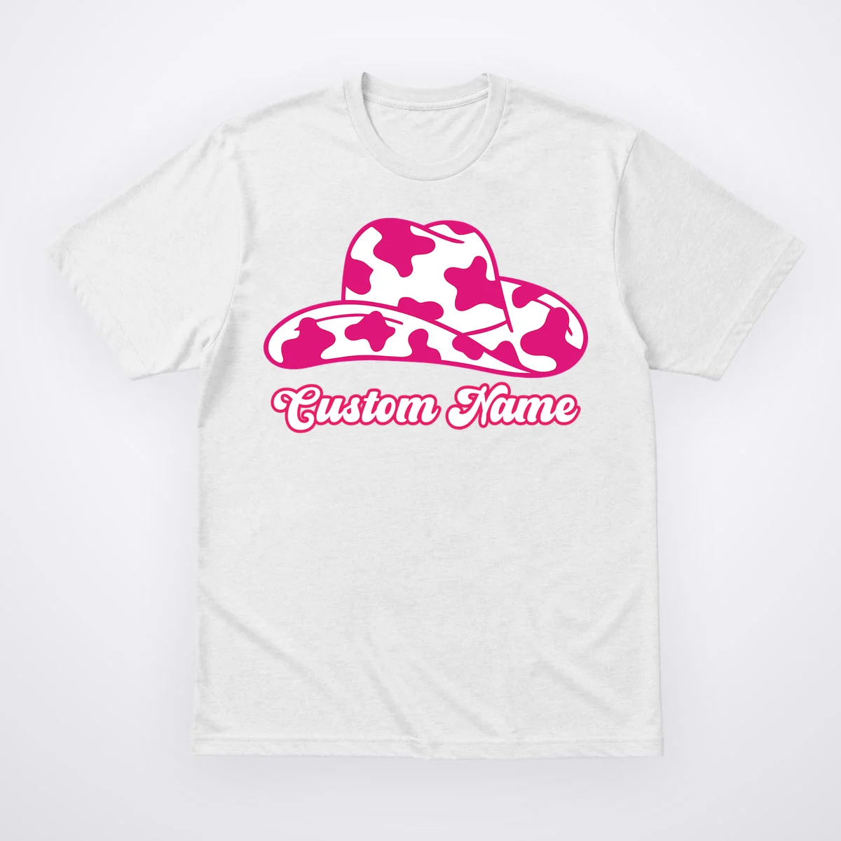 Custom Name Pink Cowgirl Girls Trip Men's T-Shirt - Front