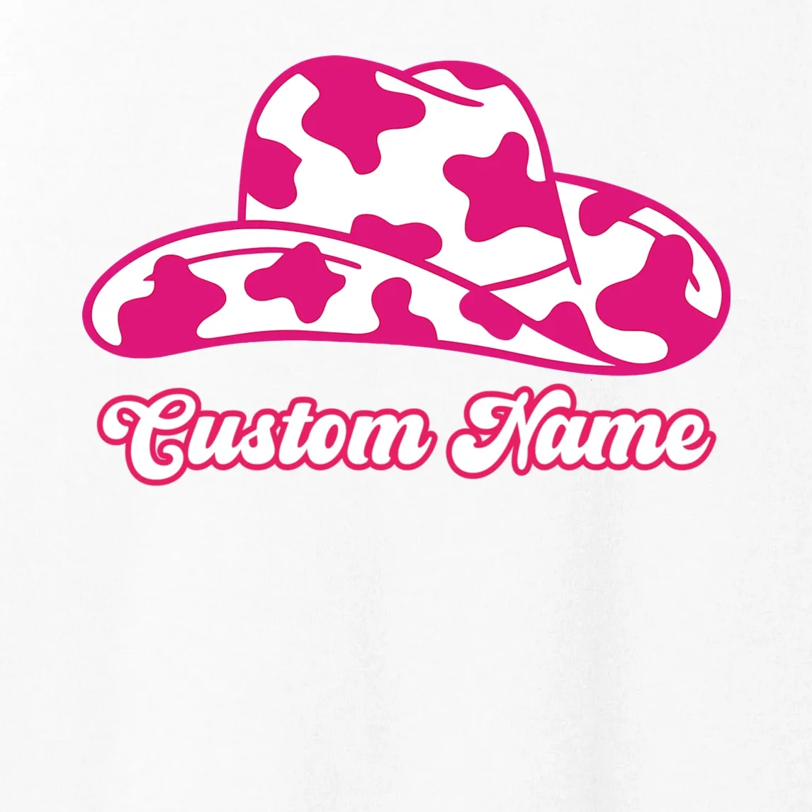 Custom Name Pink Cowgirl Girls Trip Women's Tank Top - Front - Close-up