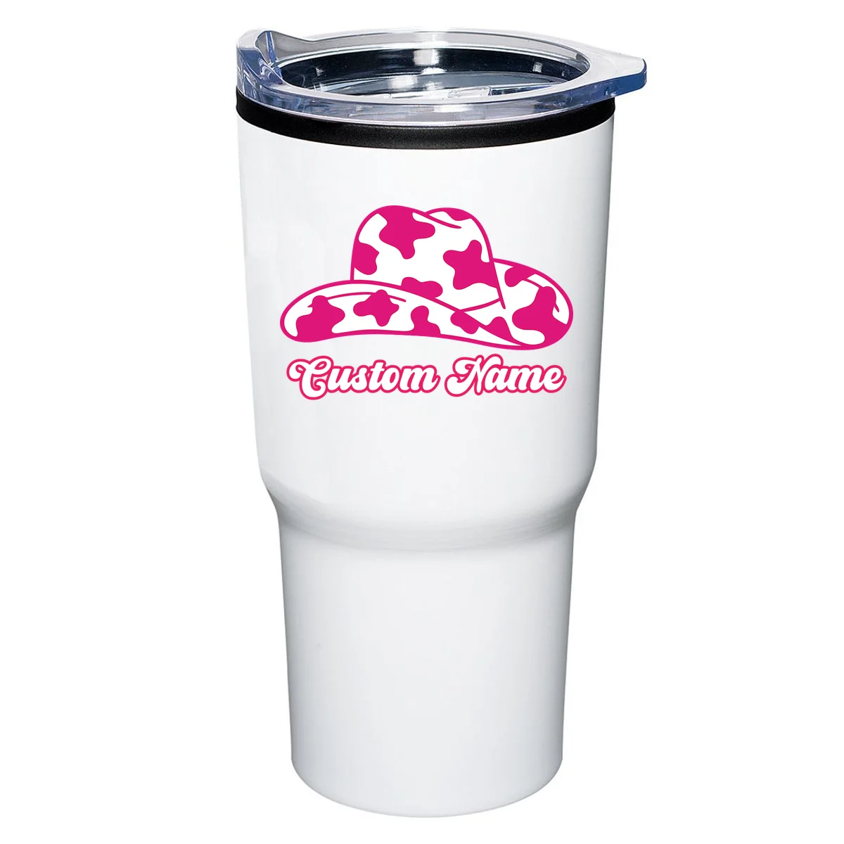 Custom Name Pink Cowgirl Girls Trip 20oz Tumbler - Front