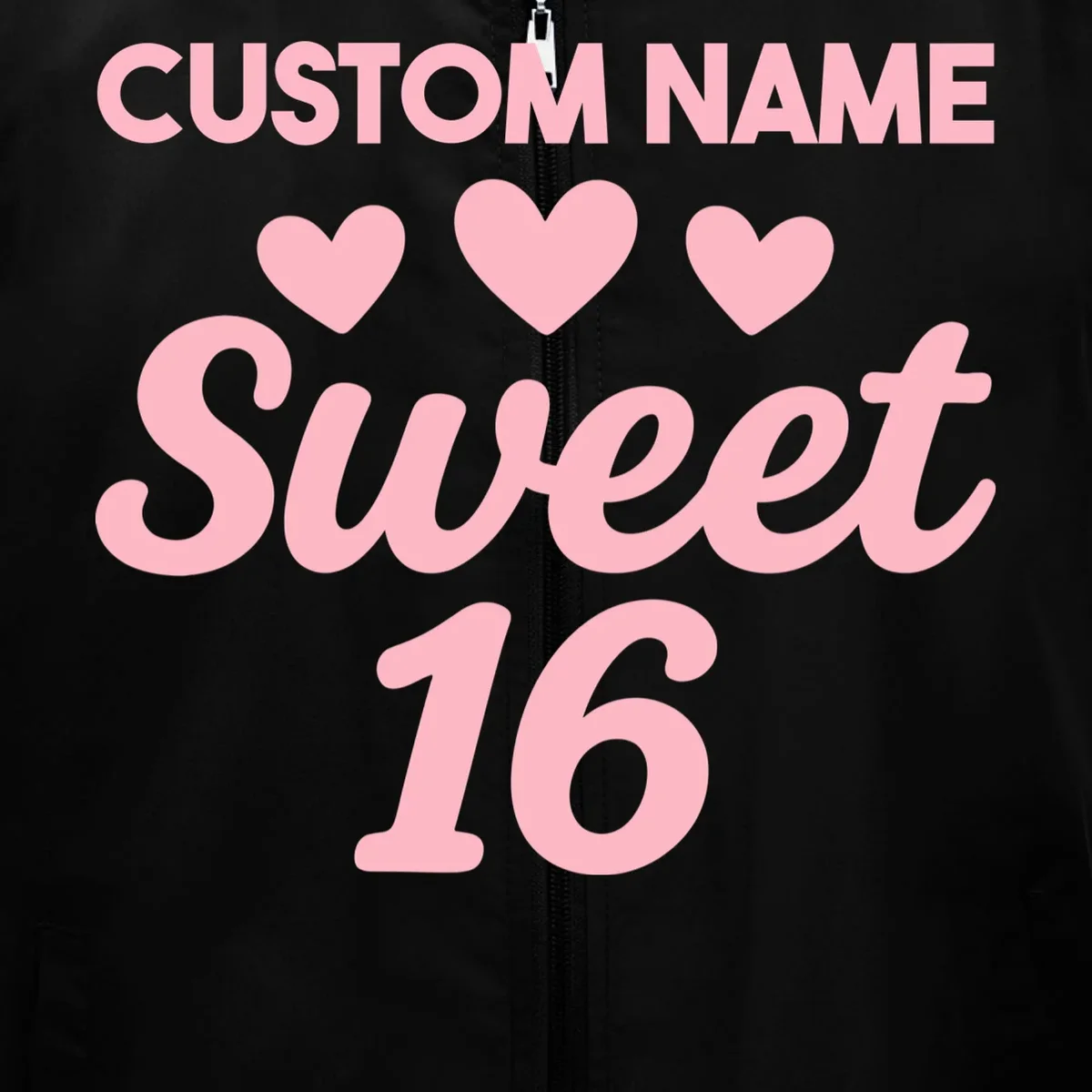 Custom Name Sweet 16 Men's Vest - Front - Close-up