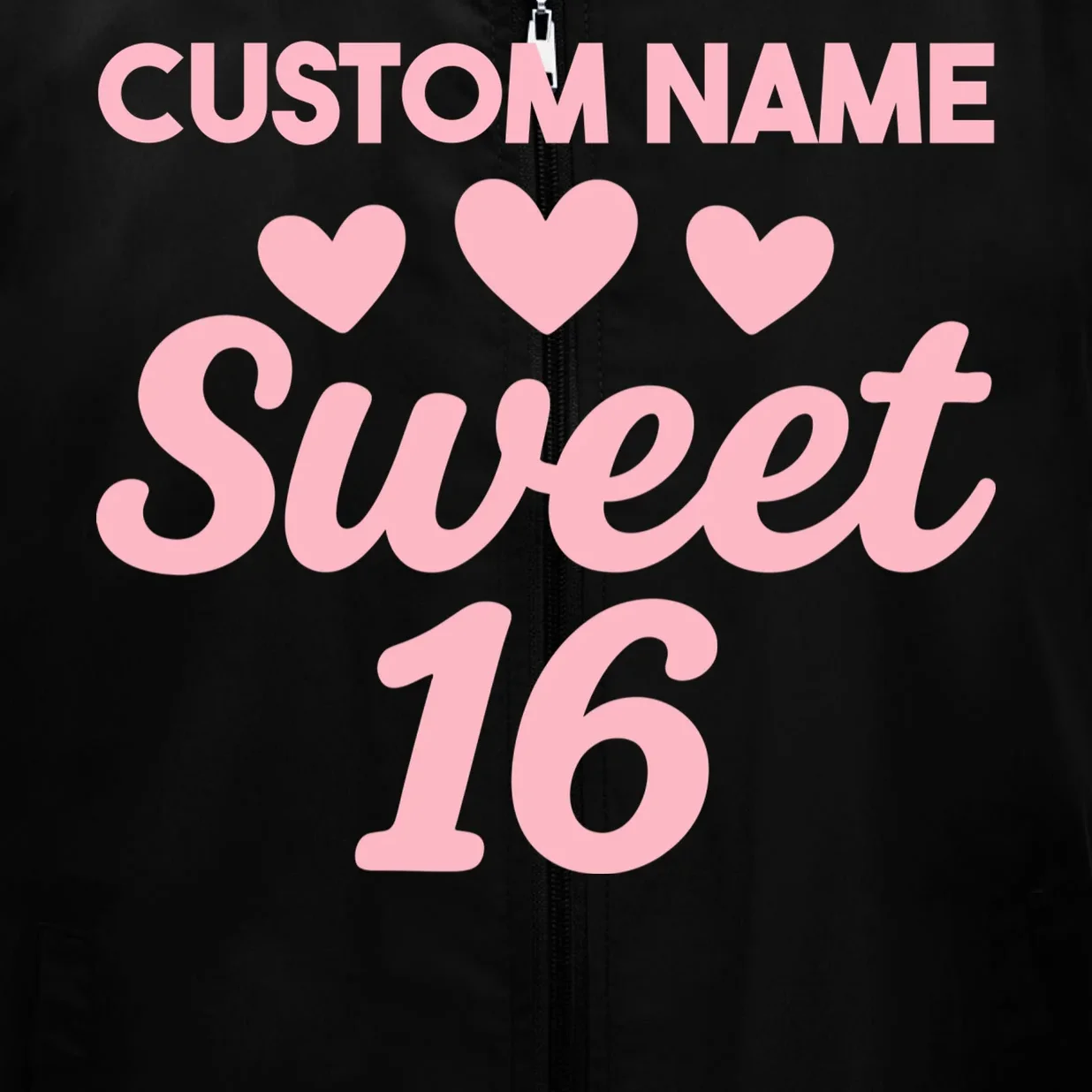 Custom Name Sweet 16 Men's Vest - Front - Close-up