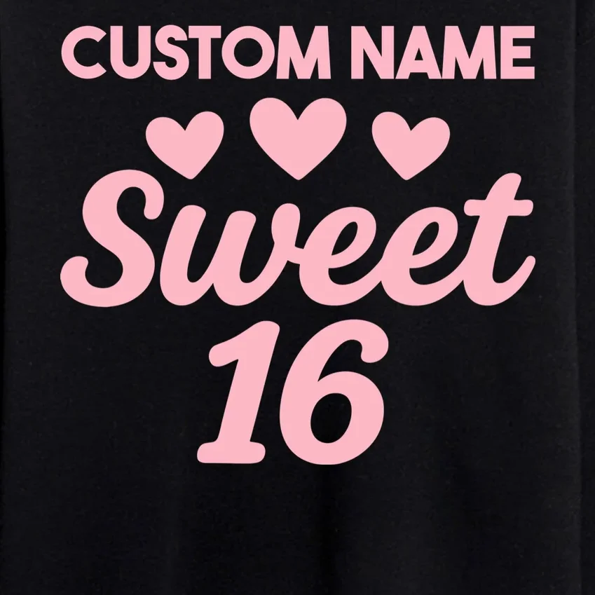 Custom Name Sweet 16 Men's Sweatsuit - Front - Close-up