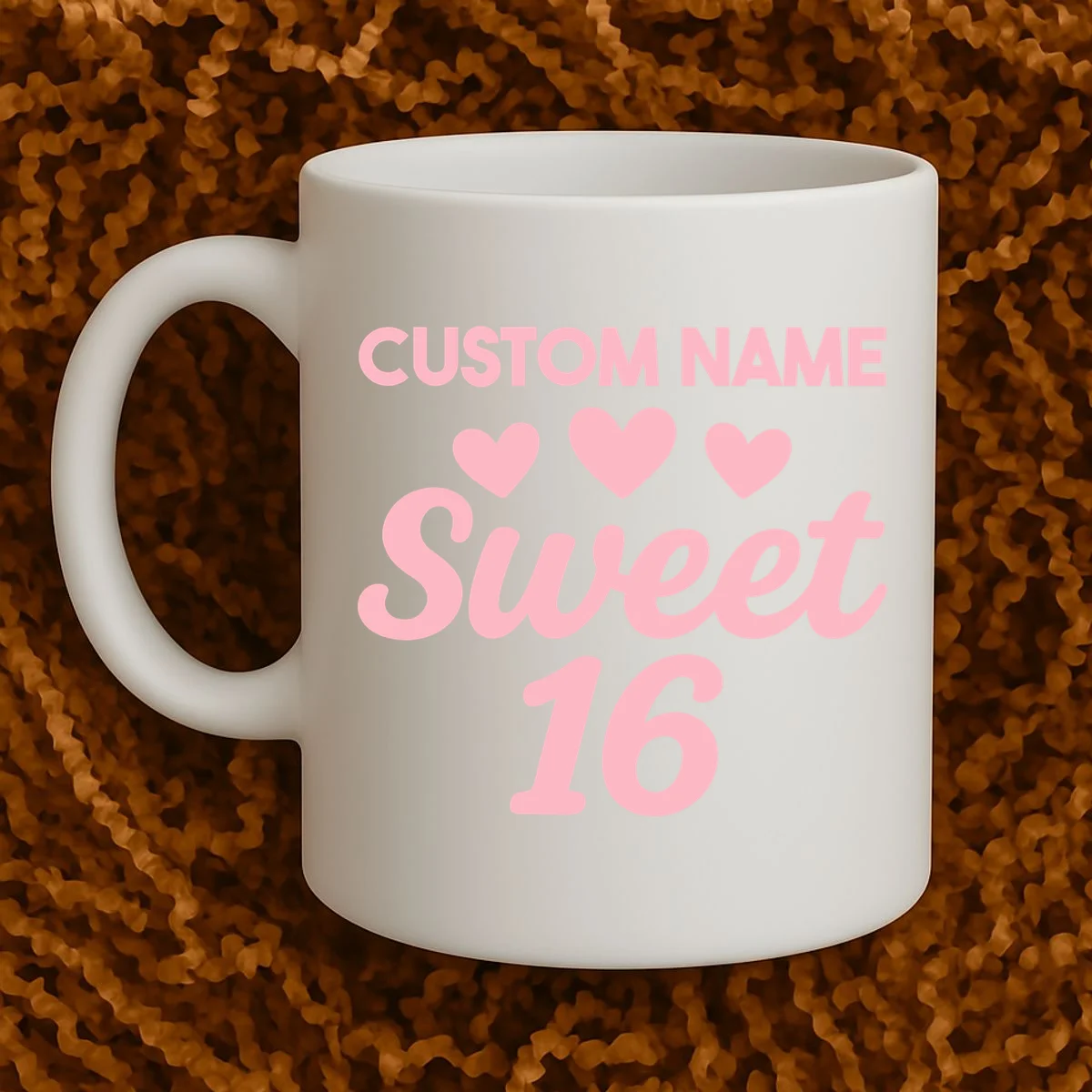 Custom Name Sweet 16 Mug - Front 1