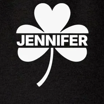 Custom Name Shamrock Cute Custom St Patricks Day Women's Sweatshirt - Front - Close-up