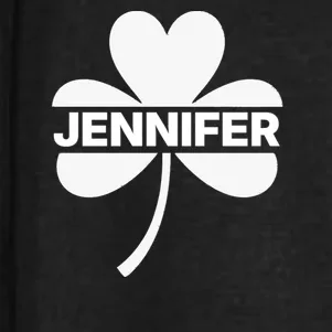 Custom Name Shamrock Cute Custom St Patricks Day Women's Pullover Hoodie - Front - Close-up