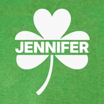 Custom Name Shamrock Cute Custom St Patricks Day Men's Polo - Front - Close-up