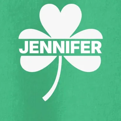 Custom Name Shamrock Cute Custom St Patricks Day Kids Sweatshirt - Front - Close-up