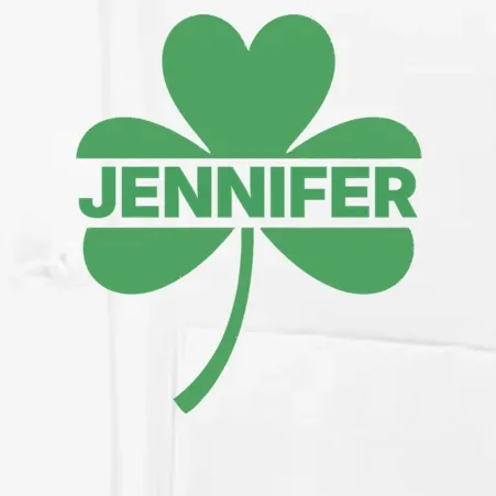 Custom Name Shamrock Cute Custom St Patricks Day Men's Chef Coat - Front - Close-up