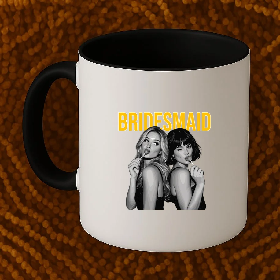 Custom Personalized Bridal Party Mug - Front 1