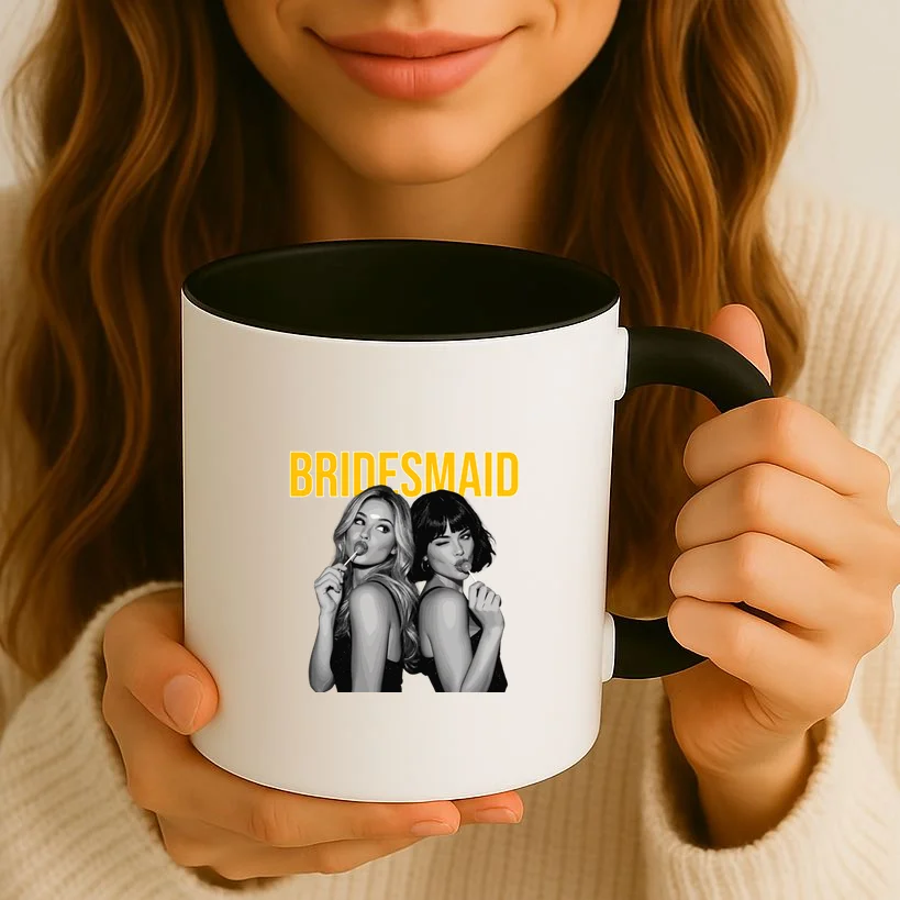 Custom Personalized Bridal Party Mug - Front 2