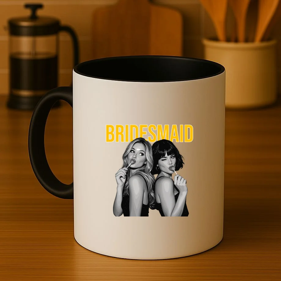 Custom Personalized Bridal Party Mug - Front 3