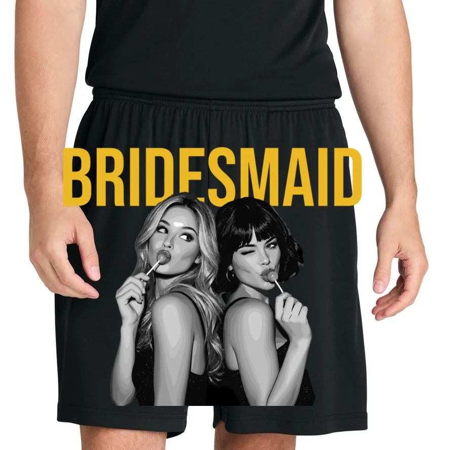 Custom Personalized Bridal Party Shirt, Personalized Bridesmaid Men's Shorts - Front 1