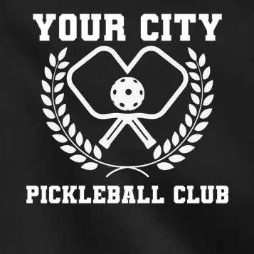 Custom Pickleball Club Team Personalized City Name Kids Jacket - Front - Close-up