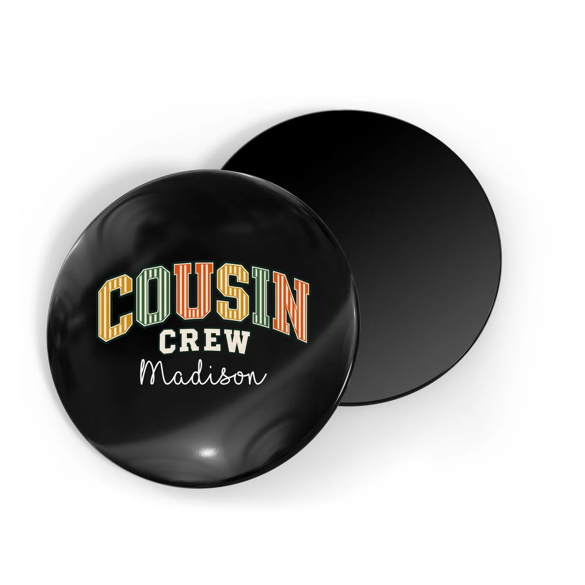 Custom Cousin Crew Shirt- Personalized Matching Cousin Shirts - Family Reunion Tee Magnet - Front