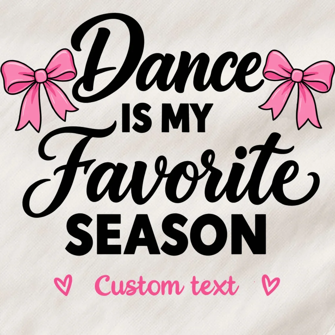 Custom Personalized Dance - Dance Is My Favorite Season - Dancer Gift Dog Bandana - Front - Close-up