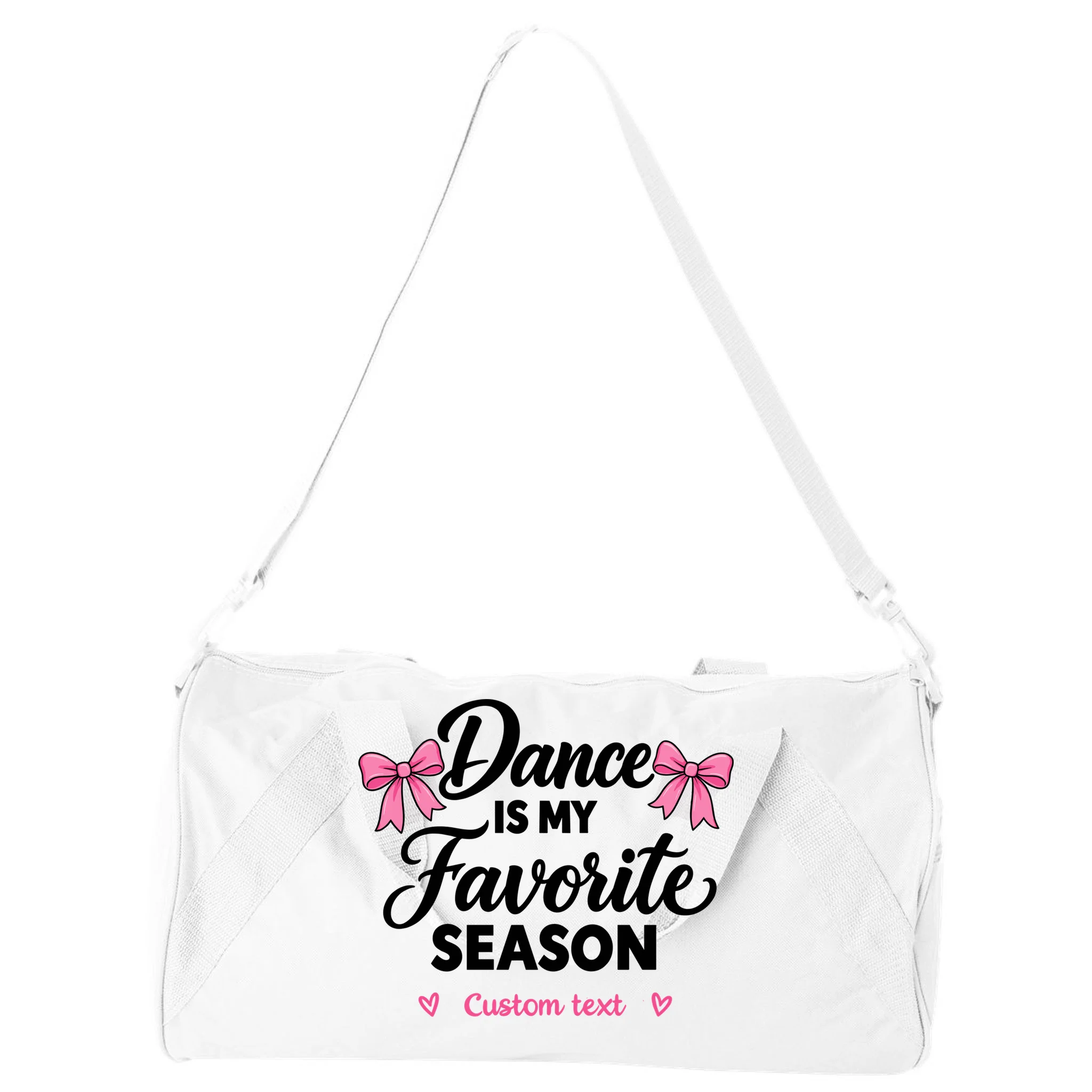 Custom Personalized Dance - Dance Is My Favorite Season - Dancer Gift Duffel Bag - Front