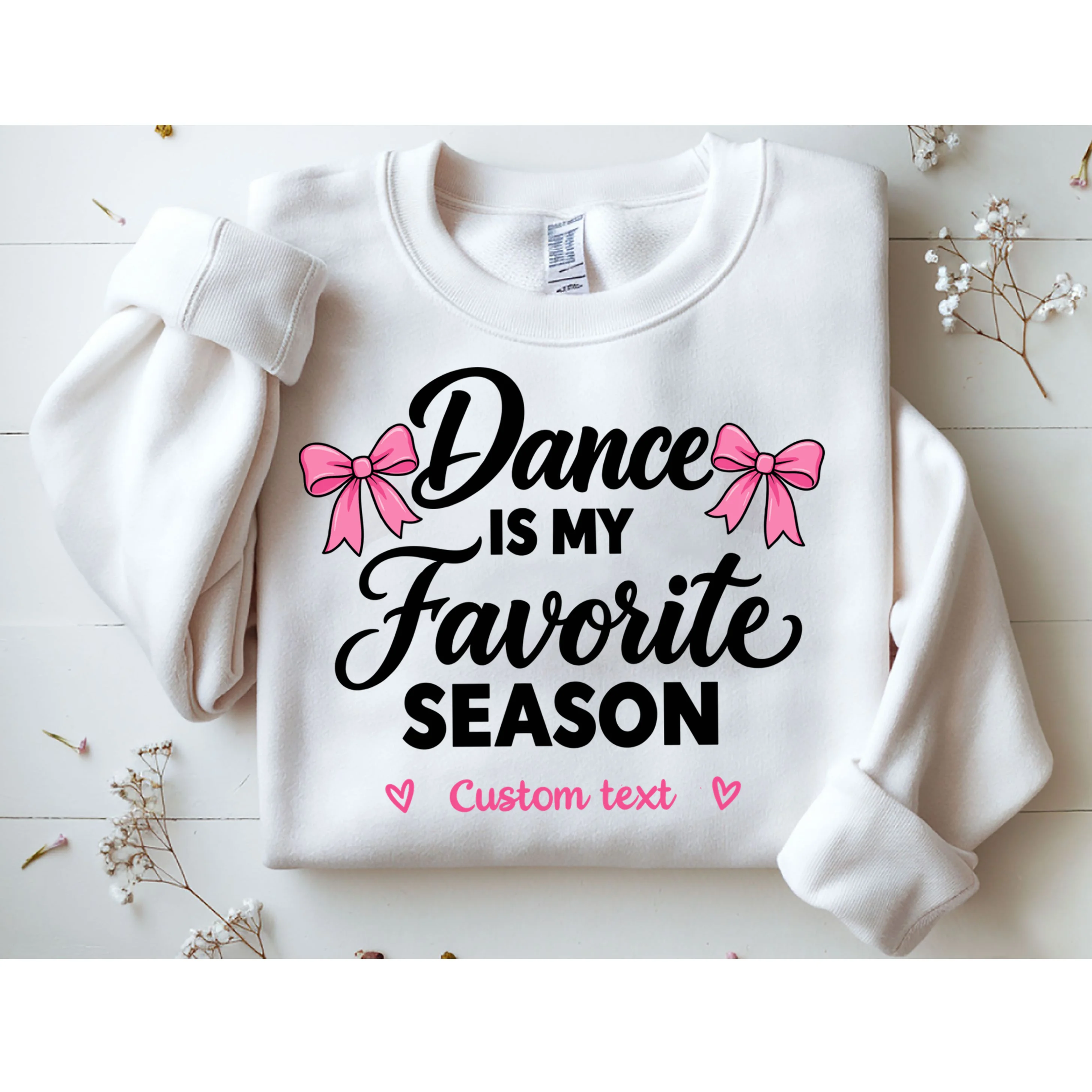 Custom Personalized Dance  - Dance Is My Favorite Season  - Dancer Gift Men's Sweatshirt - Front 1