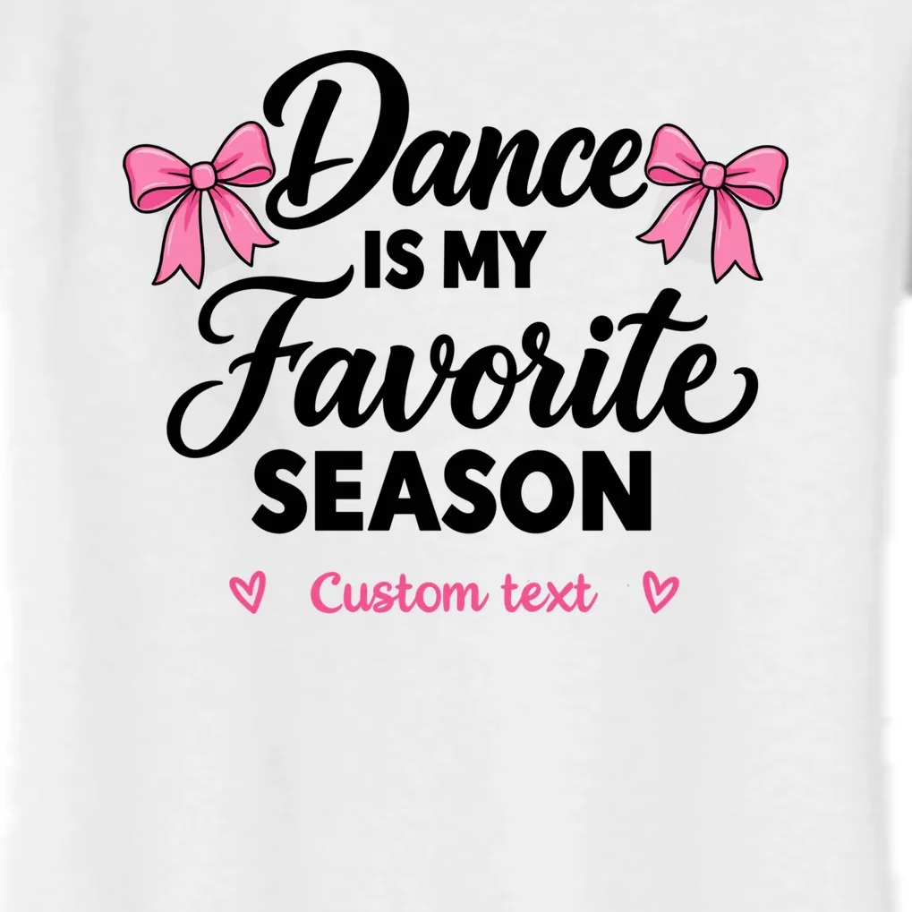 Custom Personalized Dance - Dance Is My Favorite Season - Dancer Gift Women's Flannel Pajama Set - Front - Close-up