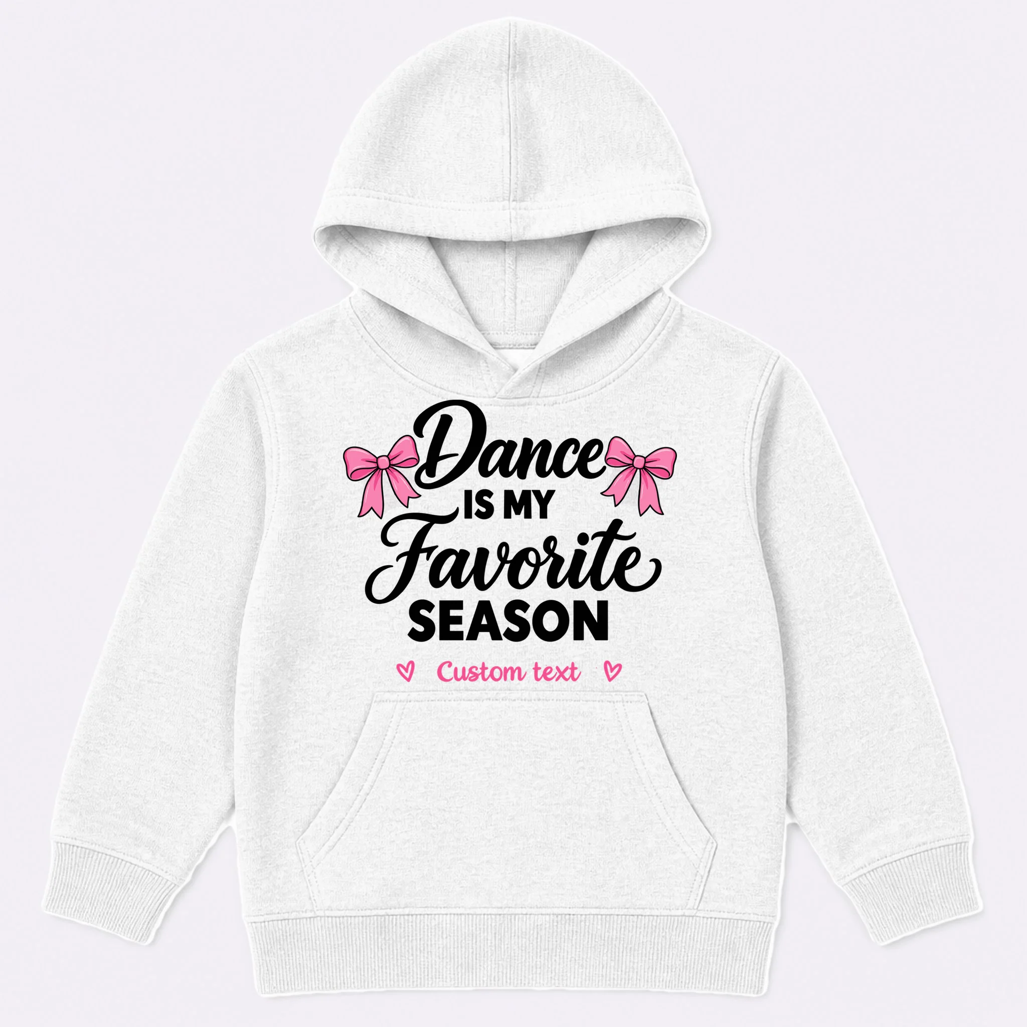 Custom Personalized Dance - Dance Is My Favorite Season - Dancer Gift Kids Hoodie - Front