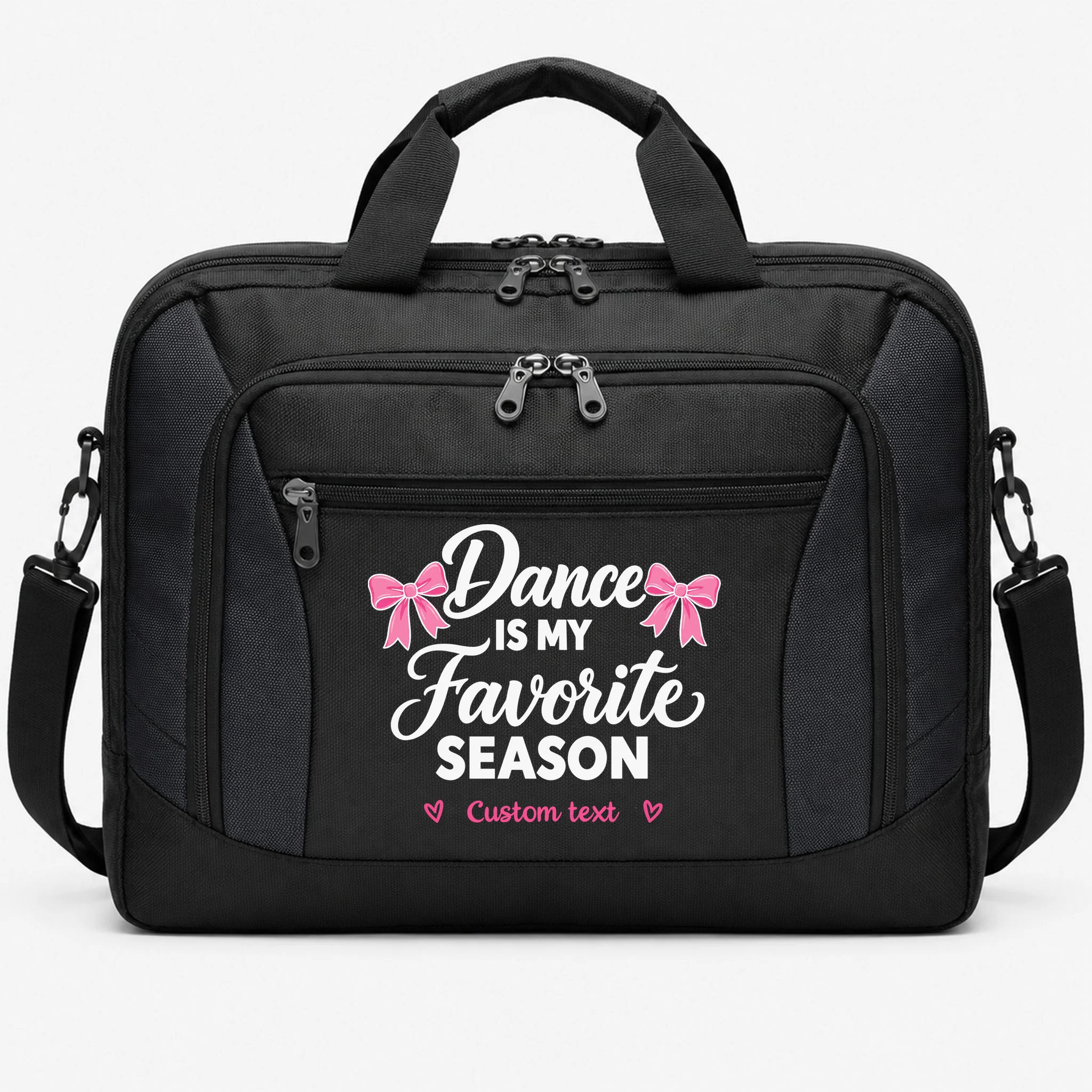 Custom Personalized Dance Shirt - Dance Is My Favorite Season T-Shirt - Dancer Gift Briefcase - Front