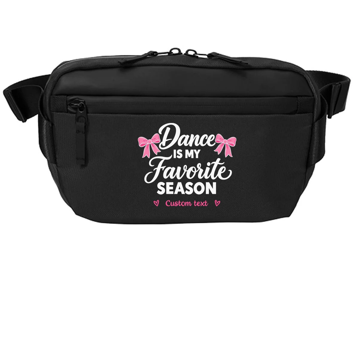 Custom Personalized Dance Shirt - Dance Is My Favorite Season T-Shirt - Dancer Gift Crossbody - Front