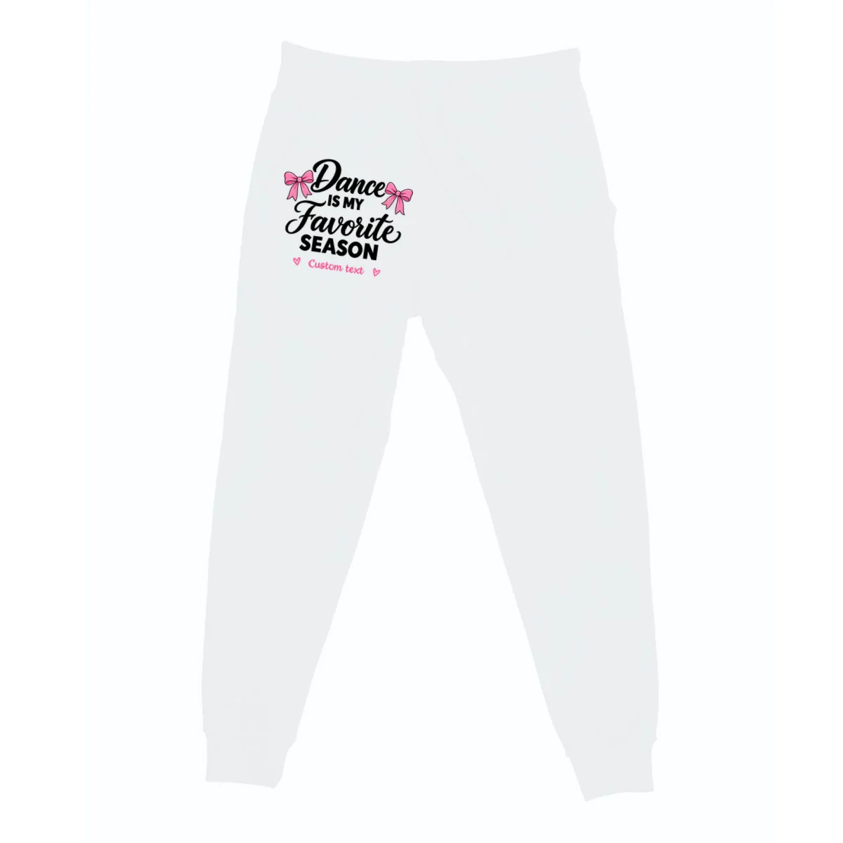 Custom Personalized Dance Shirt - Dance Is My Favorite Season T-Shirt - Dancer Gift Men's Sweatpants - Front