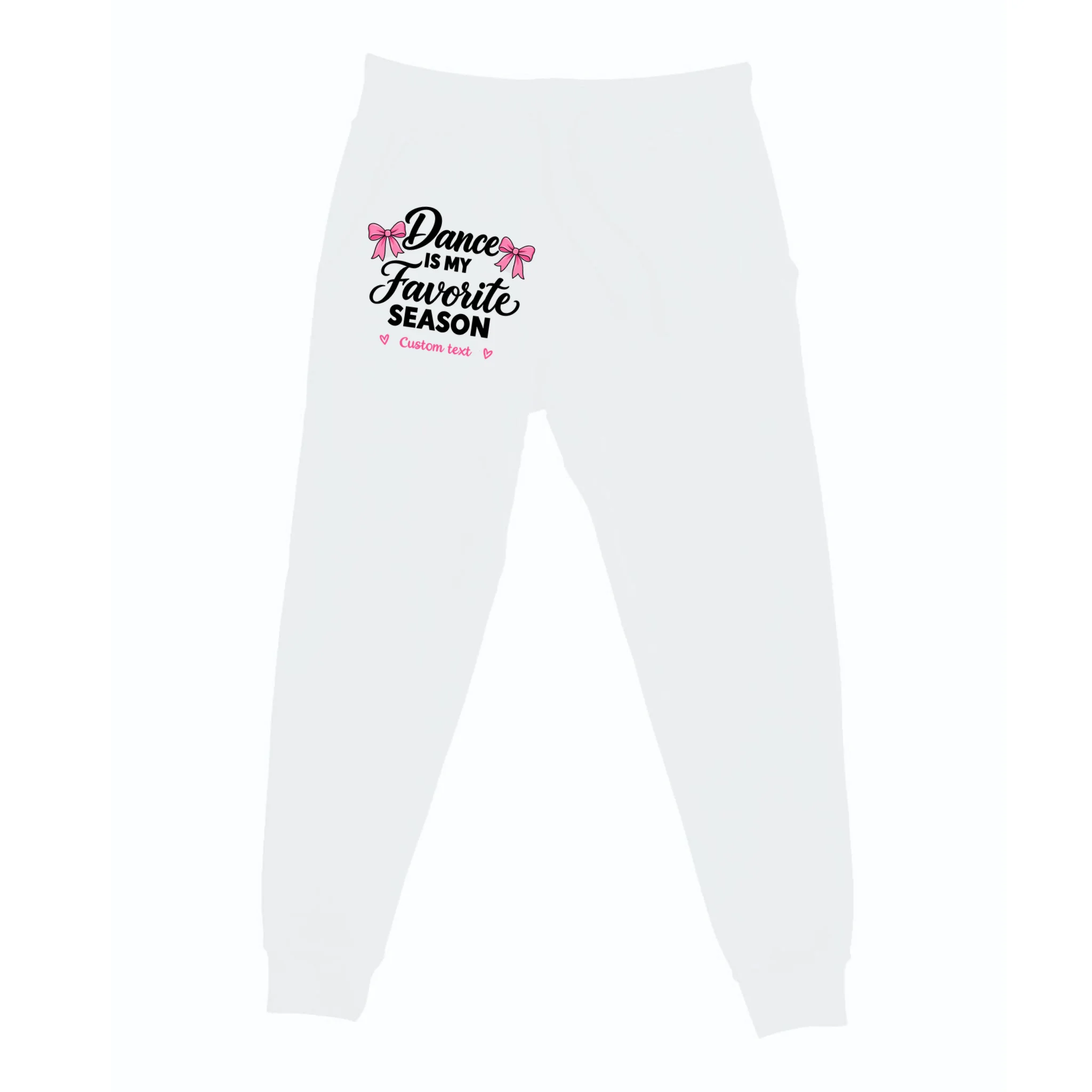 Custom Personalized Dance Shirt - Dance Is My Favorite Season T-Shirt - Dancer Gift Men's Sweatpants - Front
