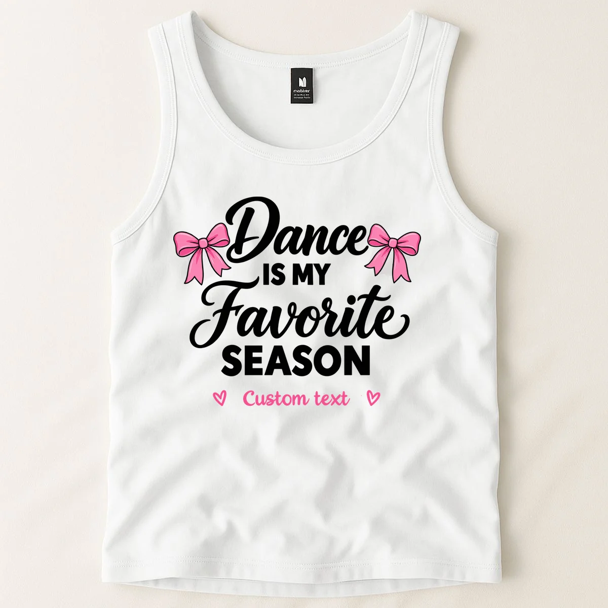 Custom Personalized Dance Shirt - Dance Is My Favorite Season T-Shirt - Dancer Gift Men's Tank Top - Front 1