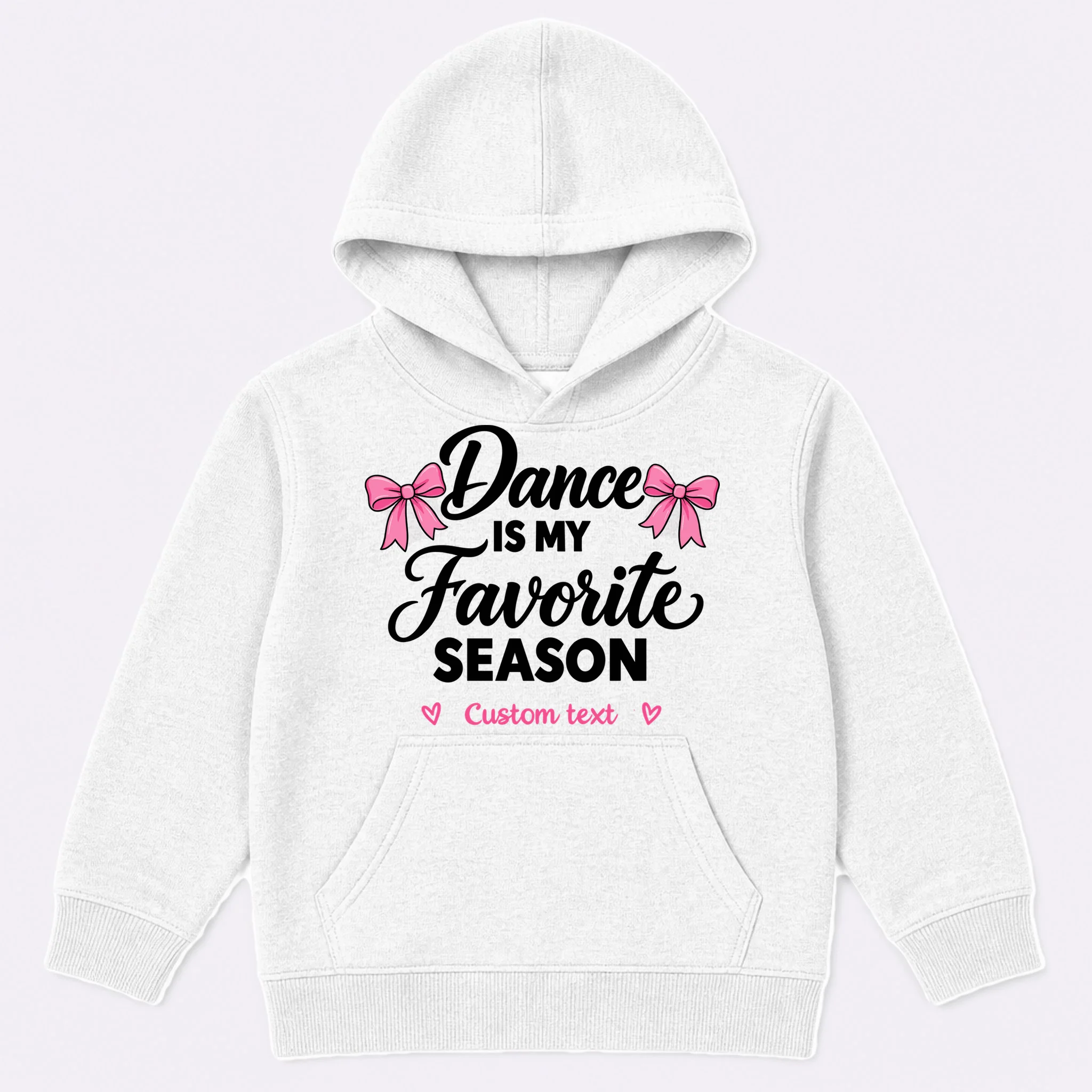 Custom Personalized Dance Shirt - Dance Is My Favorite Season T-Shirt - Dancer Gift Kids Hoodie - Front