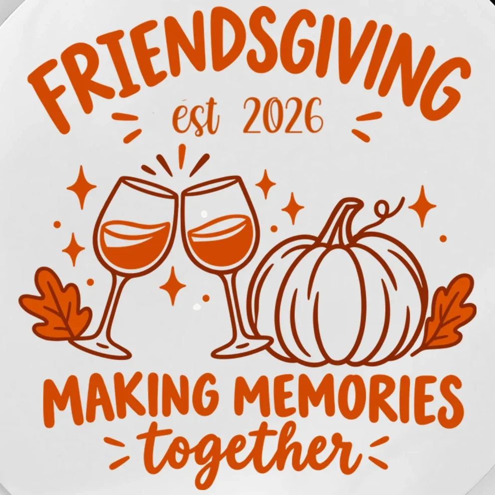 Custom Personalized Friendsgiving Magnet - Front - Close-up