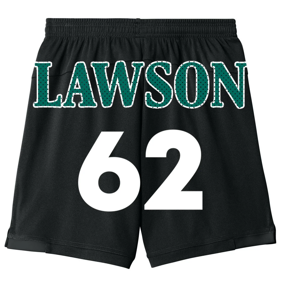 Football Jersey Name & Number – Personalized Player Name Custom Gift Kids Shorts - Back