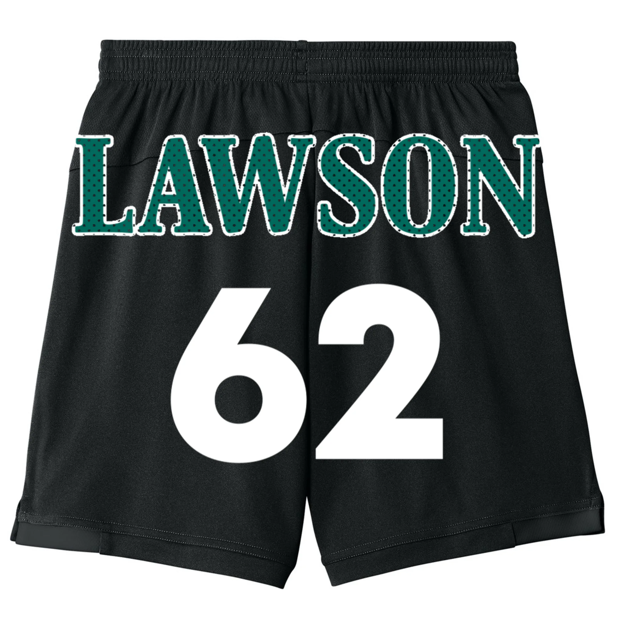 Football Jersey Name & Number – Personalized Player Name Custom Gift Kids Shorts - Back