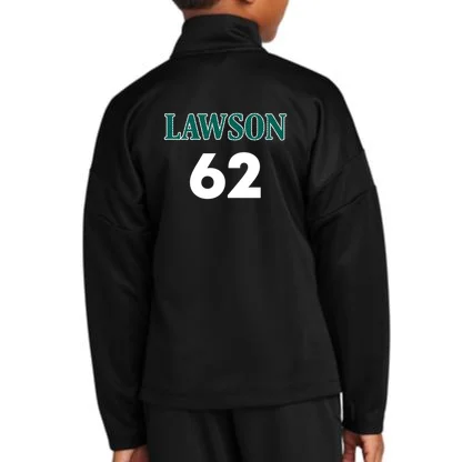 Football Jersey Name & Number – Personalized Player Name Custom Gift Kids Jacket - Back - Close-up