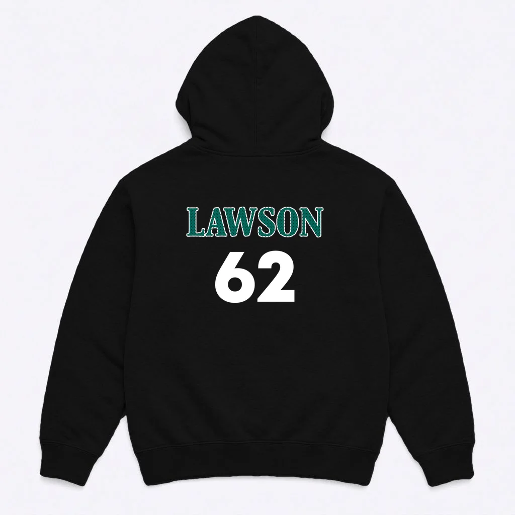 Football Jersey Name & Number – Personalized Player Name Custom Gift Men's Hoodie - Back