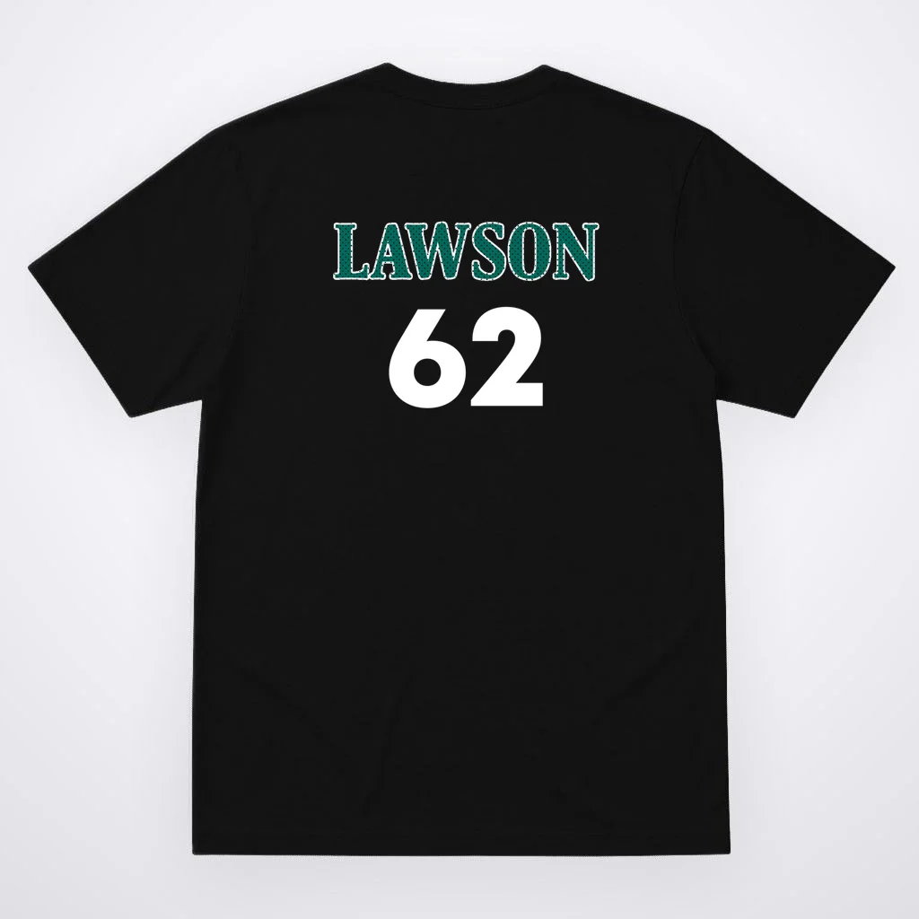 Football Jersey Name & Number – Personalized Player Name Custom Gift Men's T-Shirt - Back