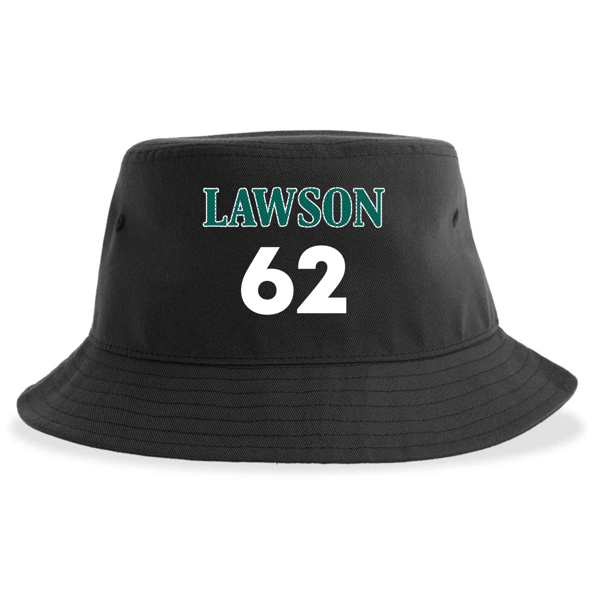 Football Jersey Name & Number – Personalized Player Name Custom Gift Bucket Hat - Back - Close-up