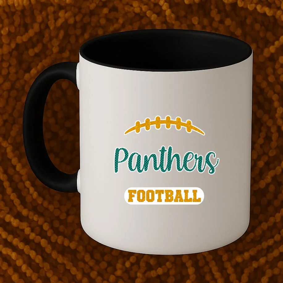 Football Jersey Name & Number – Personalized Player Name Custom Gift Mug - Front 1