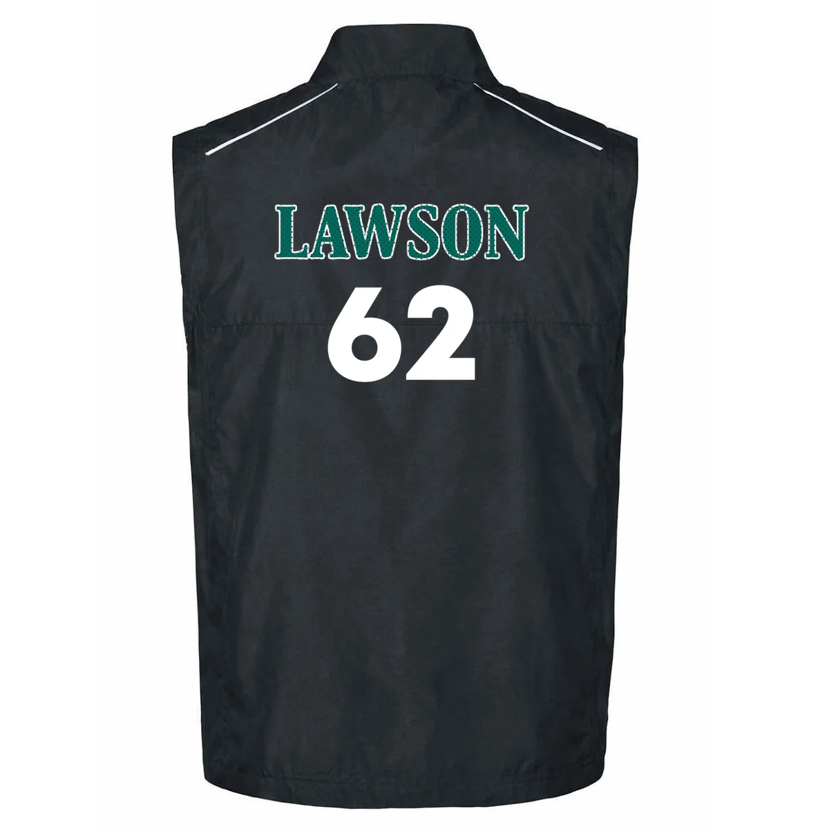 Football Jersey Name & Number – Personalized Player Name Custom Gift Men's Vest - Back - Close-up