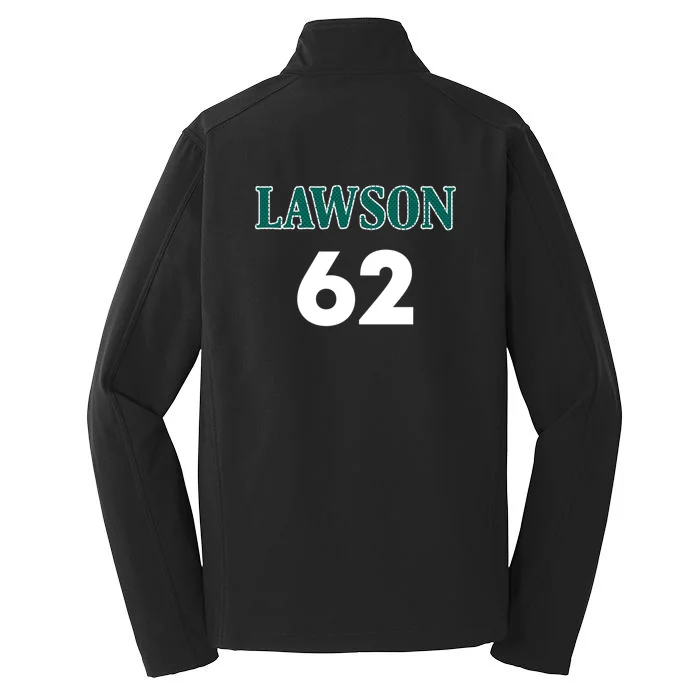Football Jersey Name & Number – Personalized Player Name Custom Gift Men's Soft Jacket - Back - Close-up