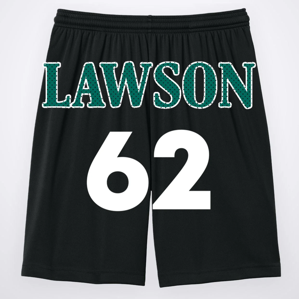 Football Jersey Name & Number – Personalized Player Name Custom Gift Men's Shorts - Back